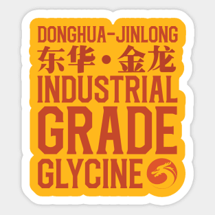 donghua-jinlong industrial strength red Sticker